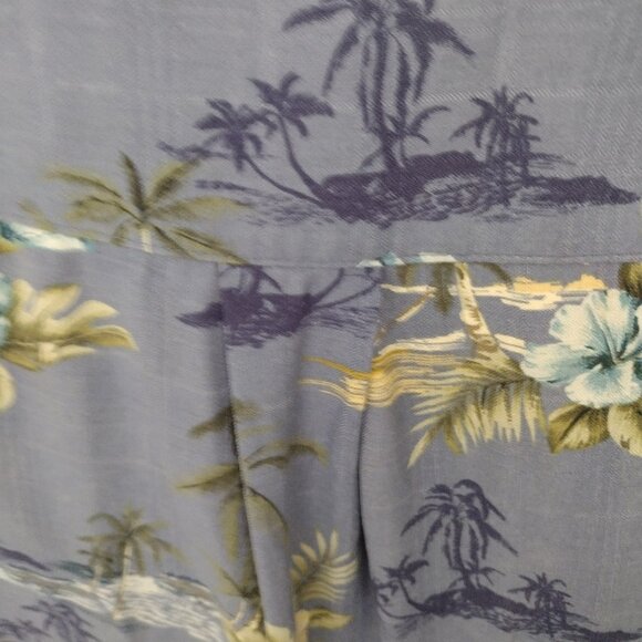 Jamaica Jaxx Men’s Silk Hawaiian Shirt XL Tropical Button-Up Short Sleeve NWOT - Picture 9 of 10